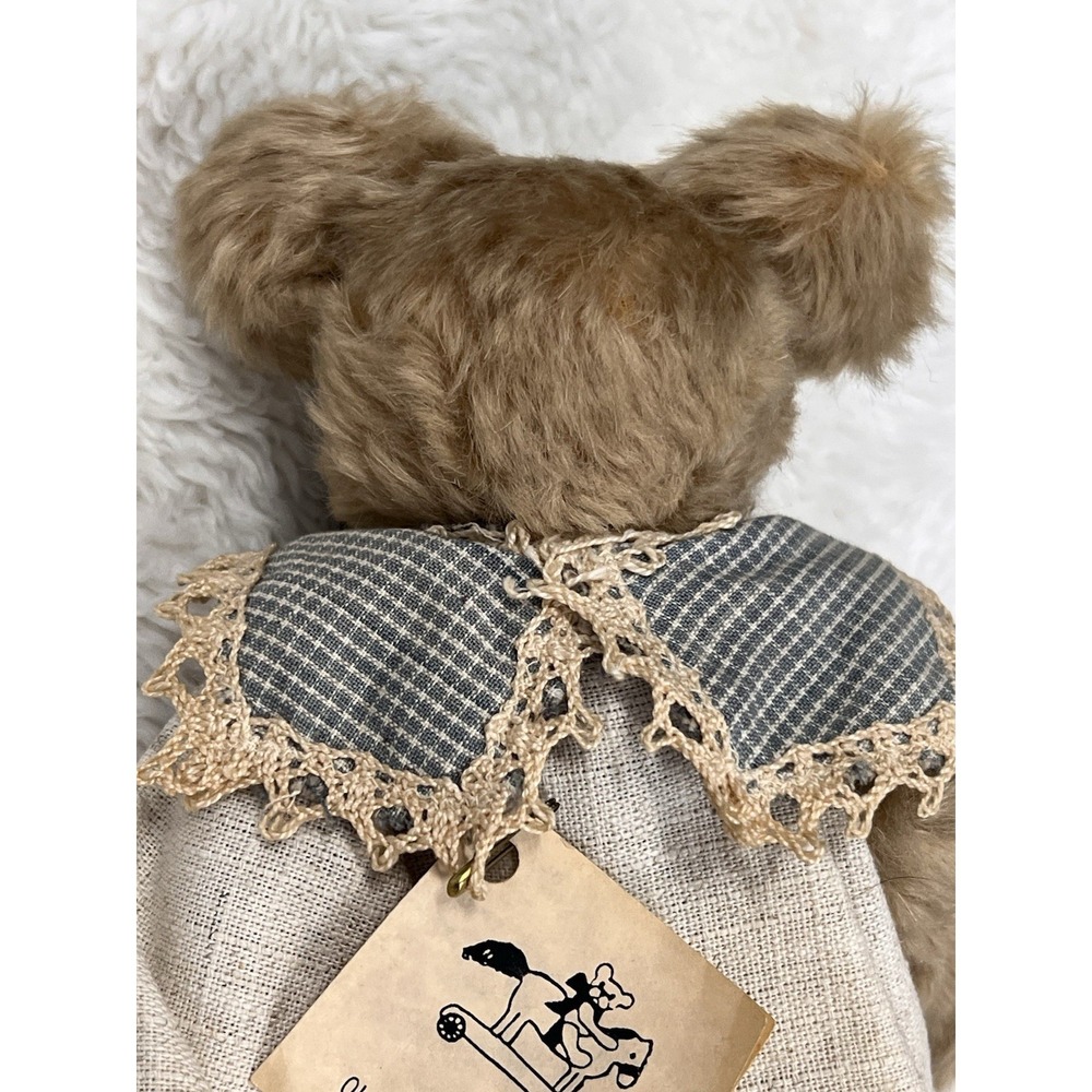 Vintage Mohair Glass  Eyes Teddy Bear from Old-Time Teddies  by Lucy Johnson - Picture 8 of 10